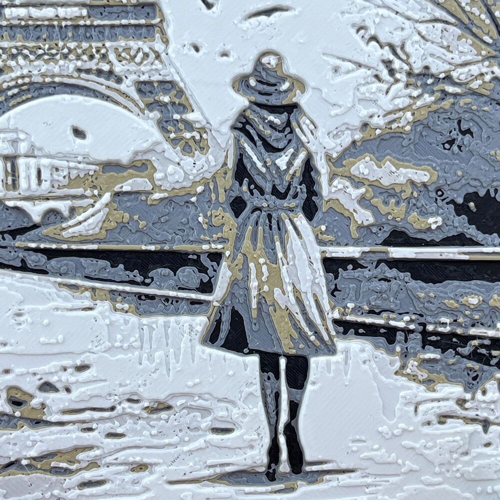 Eiffel Tower In Paris Wall Art, Woman in Paris, Parisian Charm - Picture 2 of 10